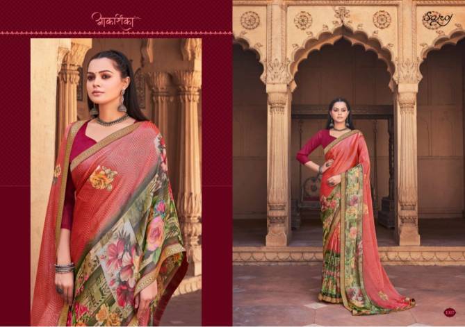 Saroj Delight 2 Festive Wear Brasso Designer Fancy Latest Saree Collection